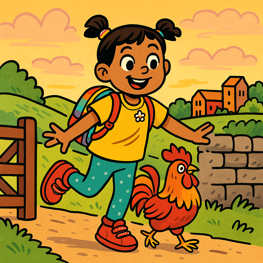 Cover illustration for Anvesh and the Day the Farm Woke Up