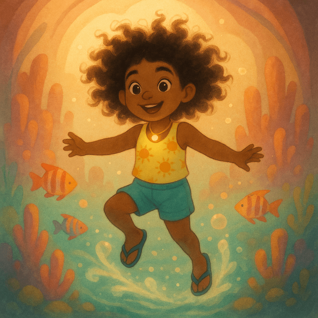 Cover illustration for Katie and the Coral Crown